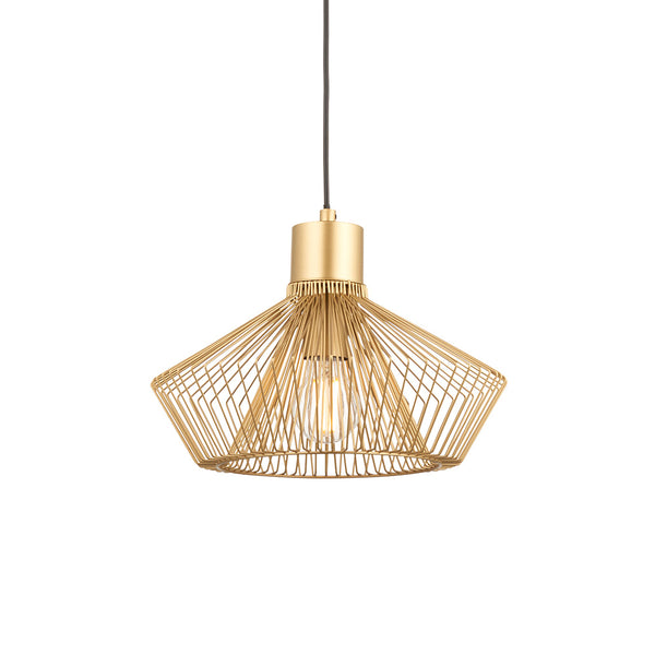 Endon Kimberley Cage Pendant in gold