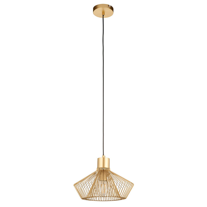 Kimberley Cage Pendant – alternative view in gold