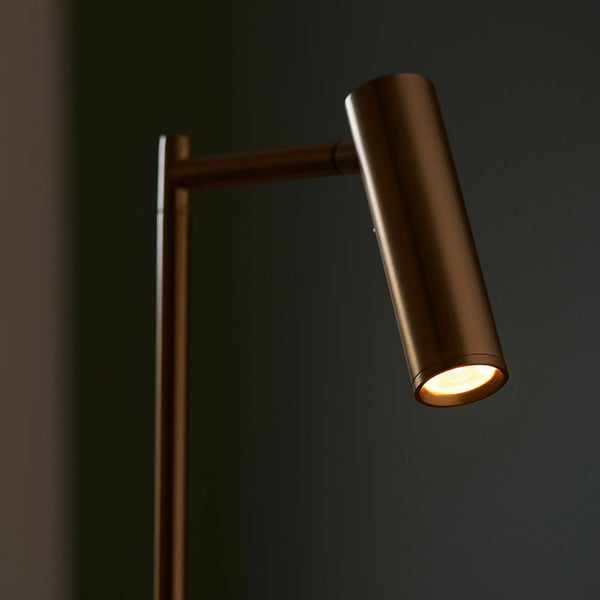 Close-up of the Dedicated Reader LED Floor Lamp shade and finish
