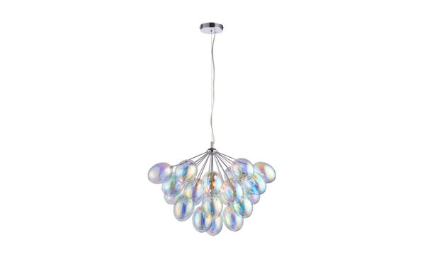 Endon Infinity 6-Light Polished Chrome Pendant.