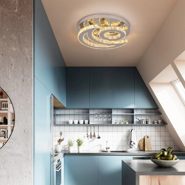 Lush Avalune Flush Ceiling Light