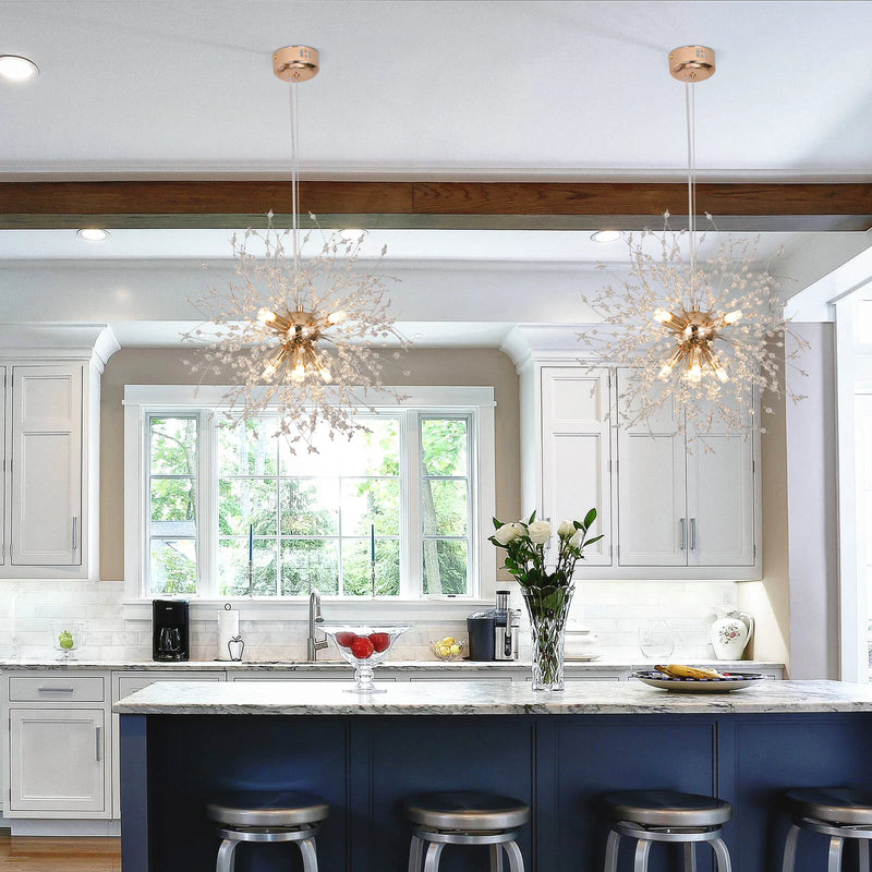 Lush Farlisse 9 Light Multi Arm Pendant Light