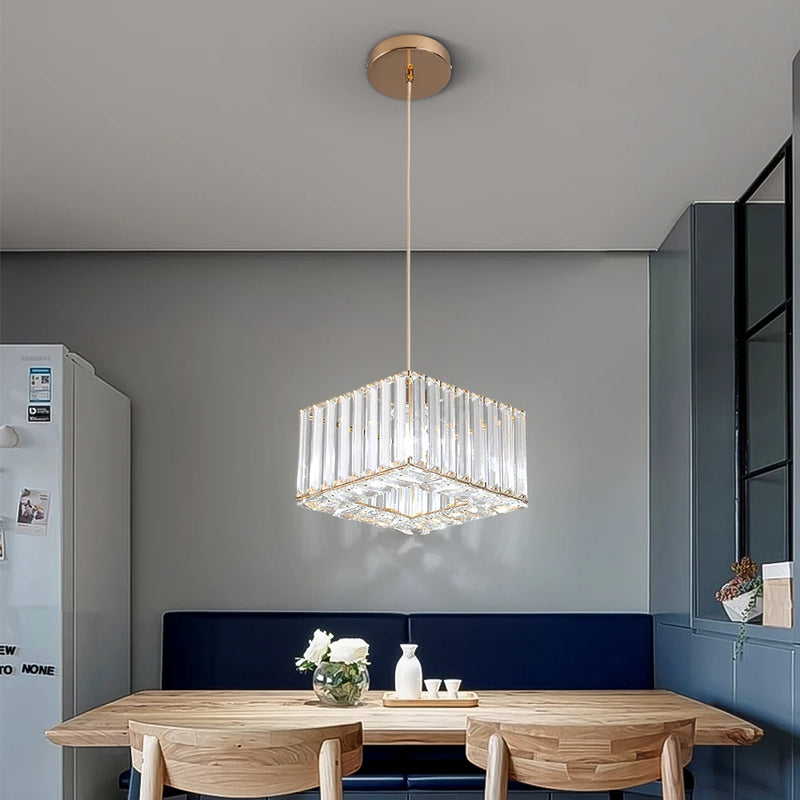 Lush Durrane Crystal Chandelier Polished Chrome