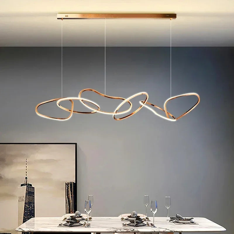 Lush Orlina Multi Arm Pendant Light Gold