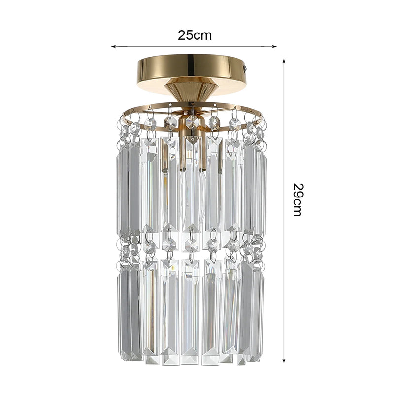 Lush Olenza Crystal Chandelier