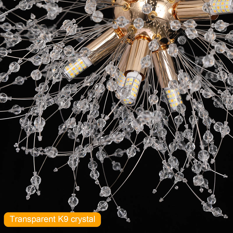 Lush Farlisse 9 Light Multi Arm Pendant Light