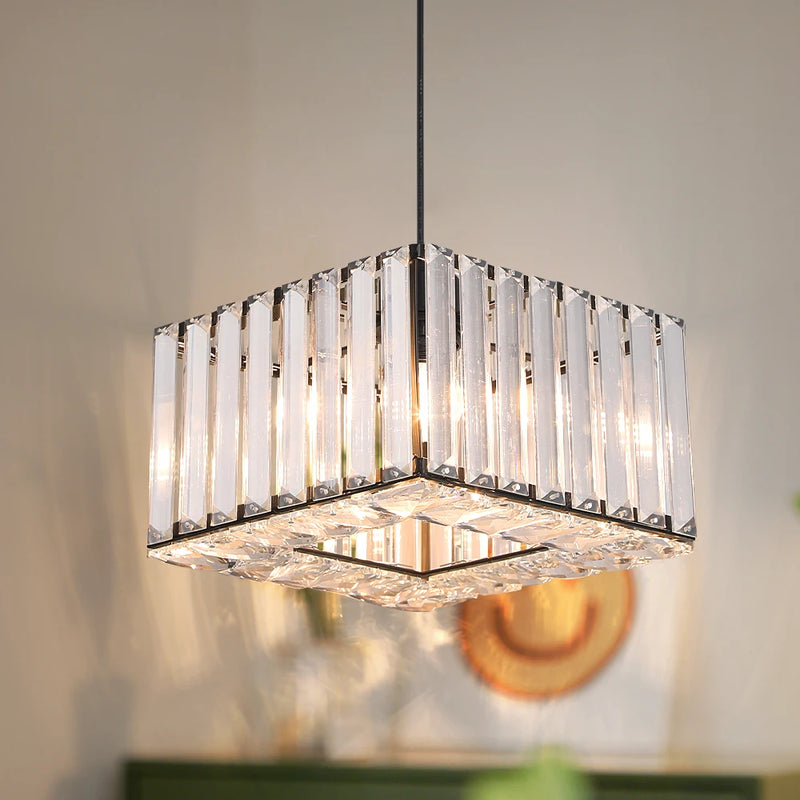 Lush Durrane Crystal Chandelier Polished Chrome