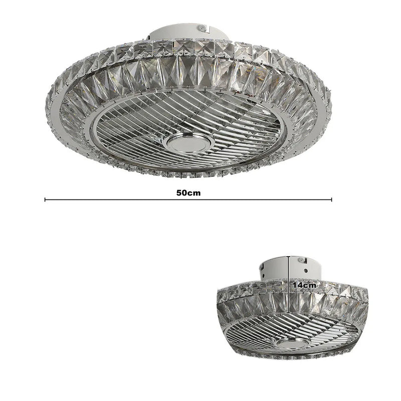 Lush Sylquyn Fan Ceiling Light