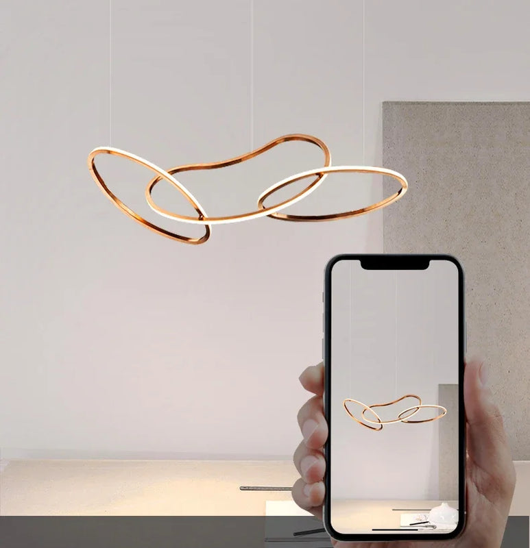 Lush Orlina Multi Arm Pendant Light Gold