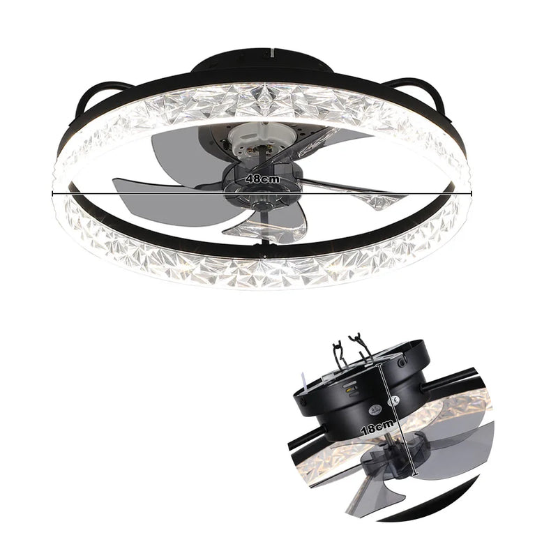 Lush Farvynne Fan Celling Light
