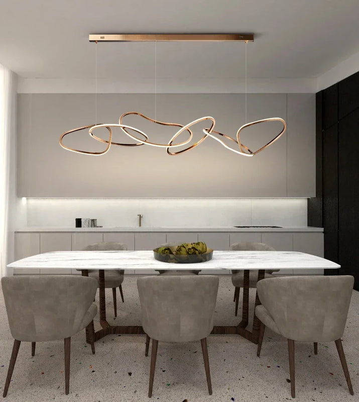 Lush Orlina Multi Arm Pendant Light Gold