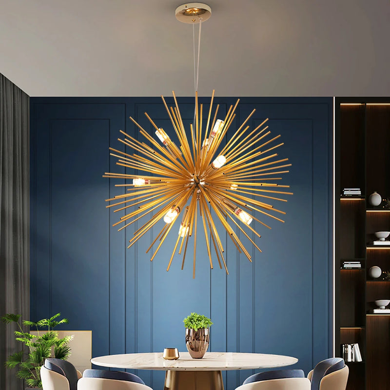 Lush Farlisse 9 Light Multi Arm Pendant Light