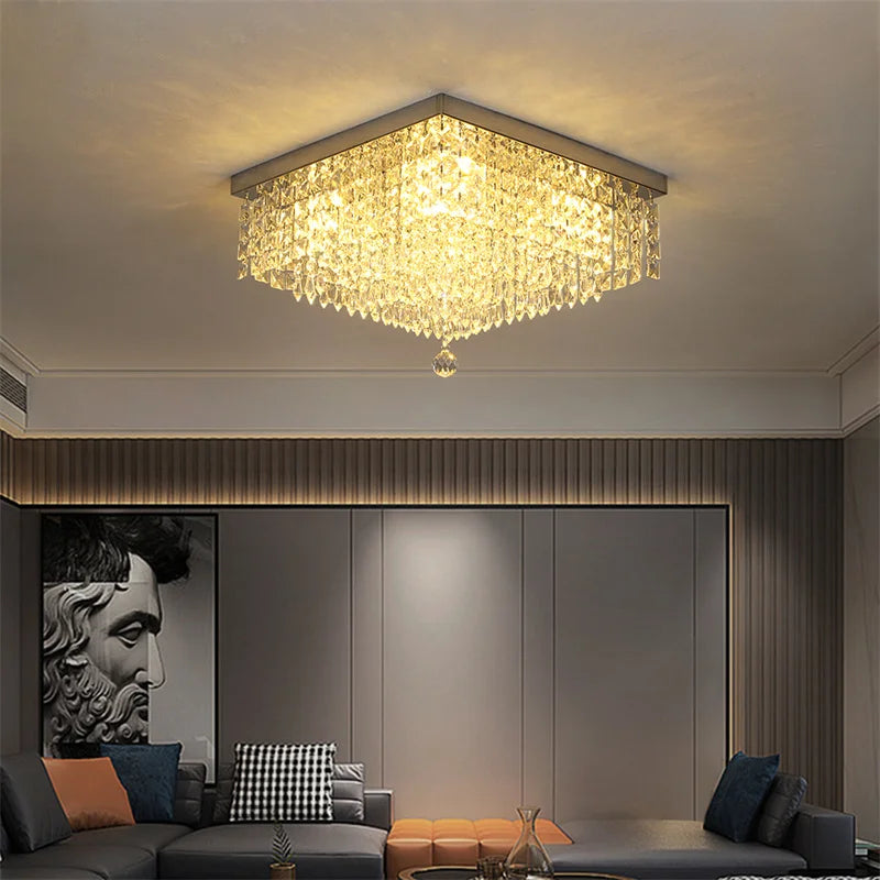 Lush Verlisse Crystal Chandelier Chrome