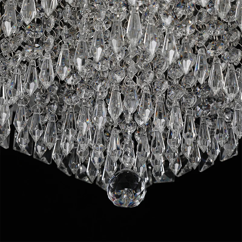Lush Verlisse Crystal Chandelier Chrome
