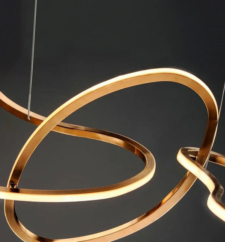 Lush Orlina Multi Arm Pendant Light Gold