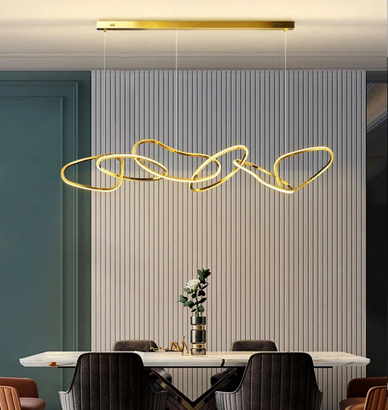 Lush Orlina Multi Arm Pendant Light Gold