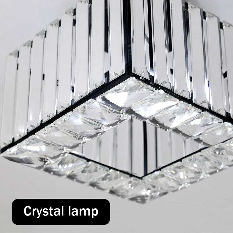 Lush Durrane Crystal Chandelier Polished Chrome