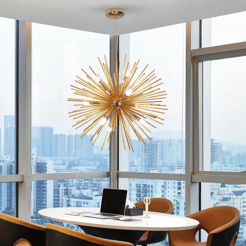 Lush Farlisse 9 Light Multi Arm Pendant Light