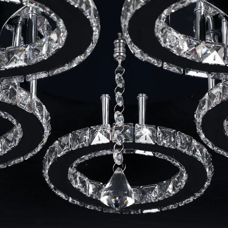 Lush Solvane Multi Arm Pendant Light Polished Chrome
