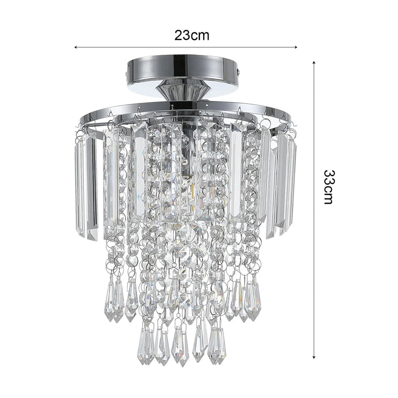 Lush Olenza Crystal Chandelier