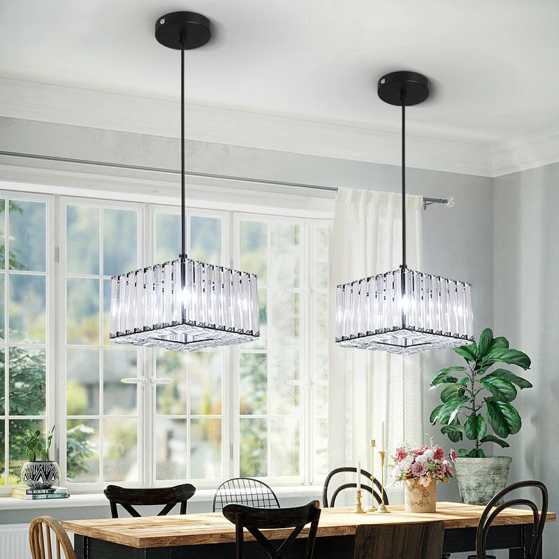 Lush Durrane Crystal Chandelier Polished Chrome