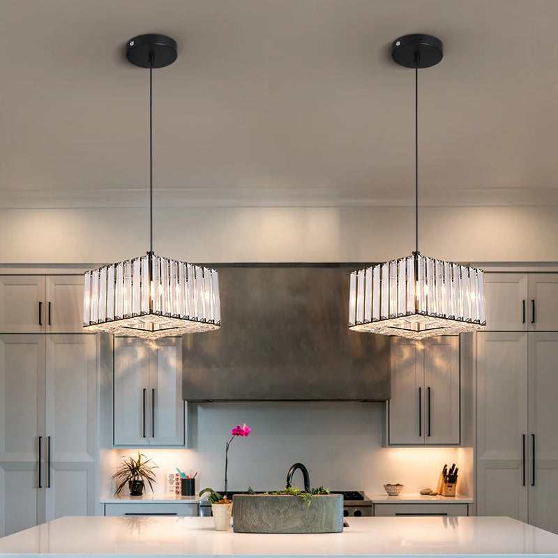 Lush Durrane Crystal Chandelier Polished Chrome