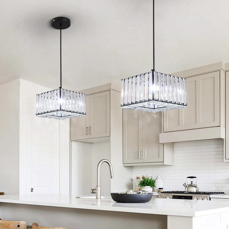 Lush Durrane Crystal Chandelier Polished Chrome