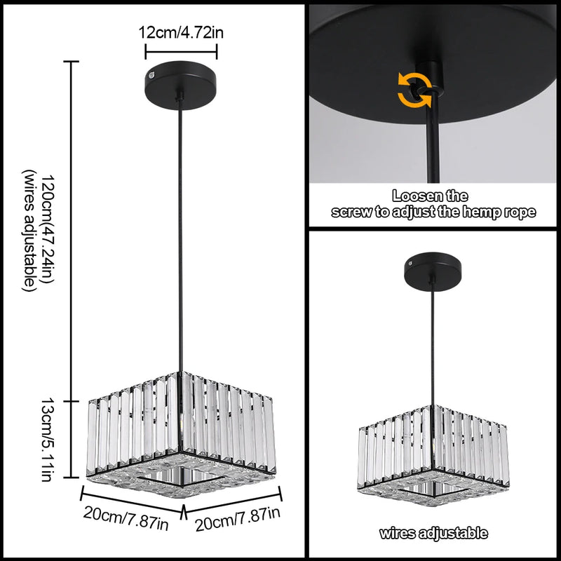 Lush Durrane Crystal Chandelier Polished Chrome