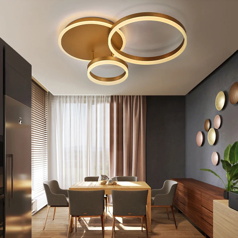 Lush Dorlane Multi Arm Pendant Light Gold