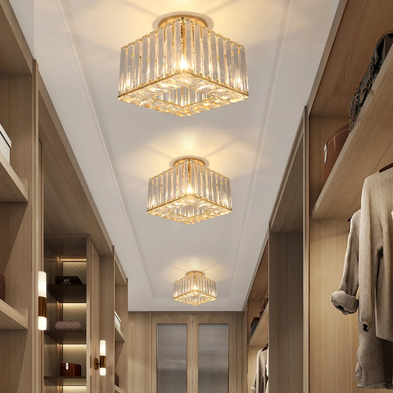 Lush Durrane Crystal Chandelier Polished Chrome