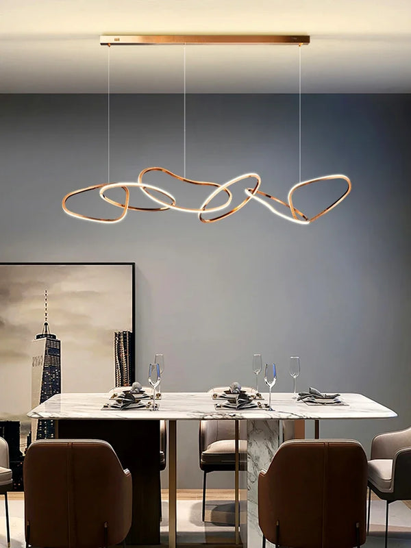 Lush Orlina Multi Arm Pendant Light Gold
