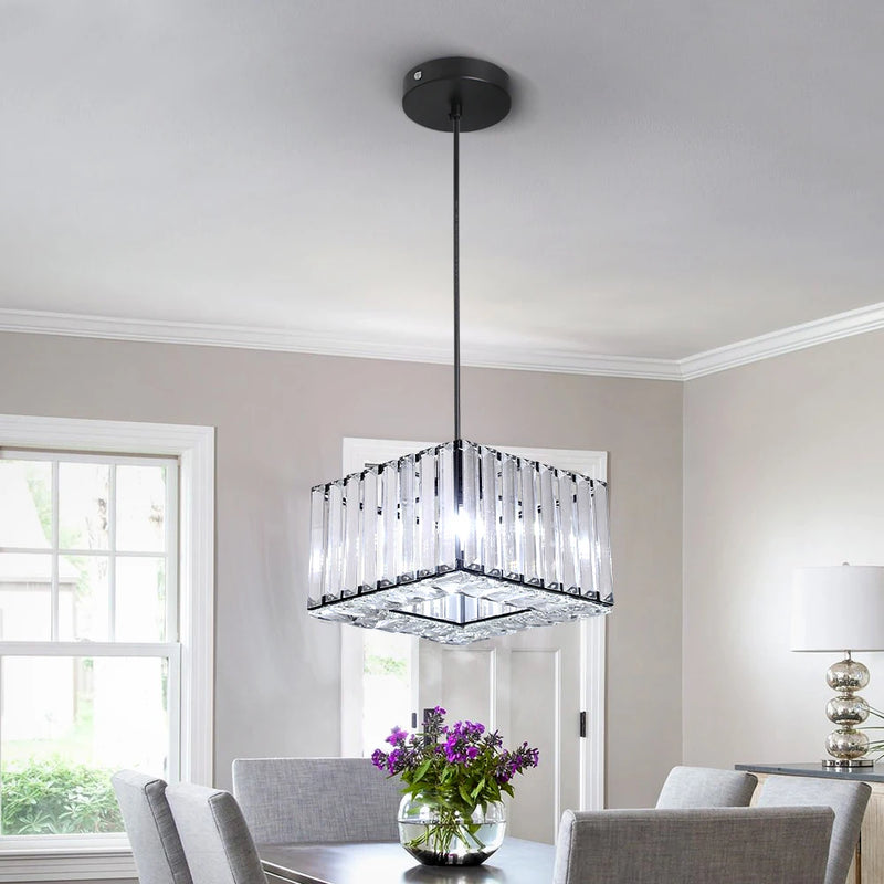 Lush Durrane Crystal Chandelier Polished Chrome