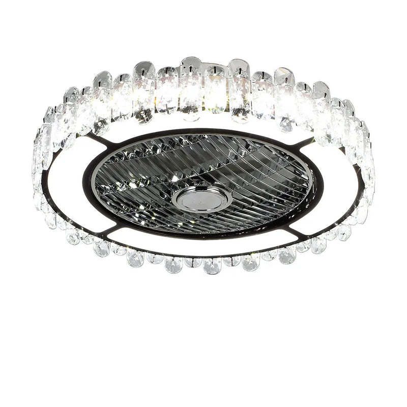Lush Lurissa Fan Ceiling Light Silver