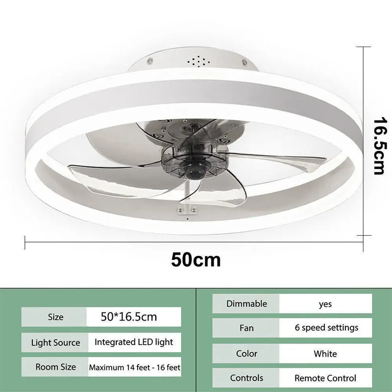 Lush Velrenza Fan Ceiling Light