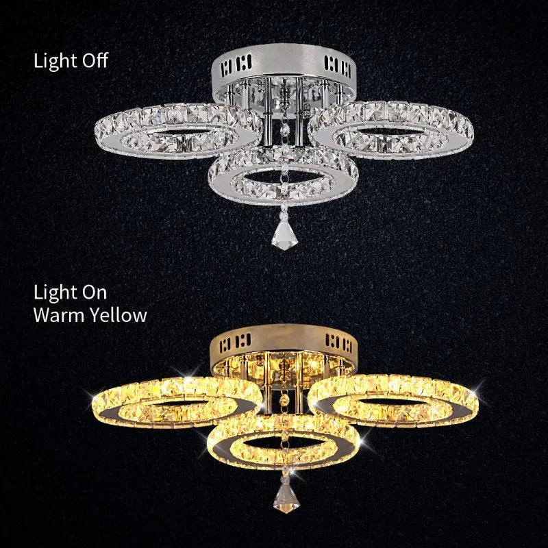 Lush Solvane Multi Arm Pendant Light Polished Chrome