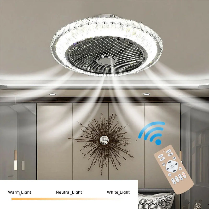 Lush Sylquyn Fan Ceiling Light
