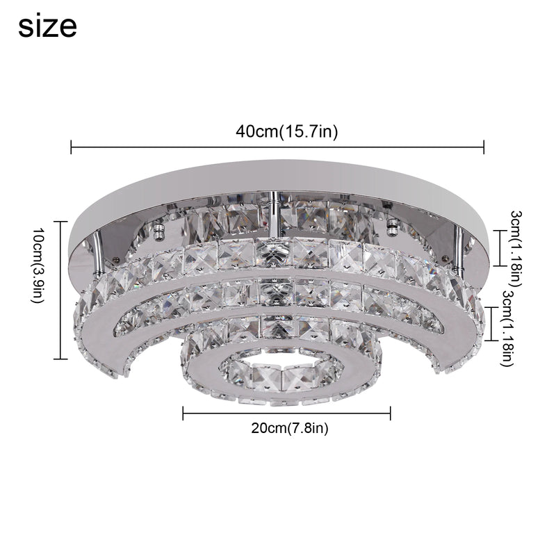 Lush Avalune Flush Ceiling Light