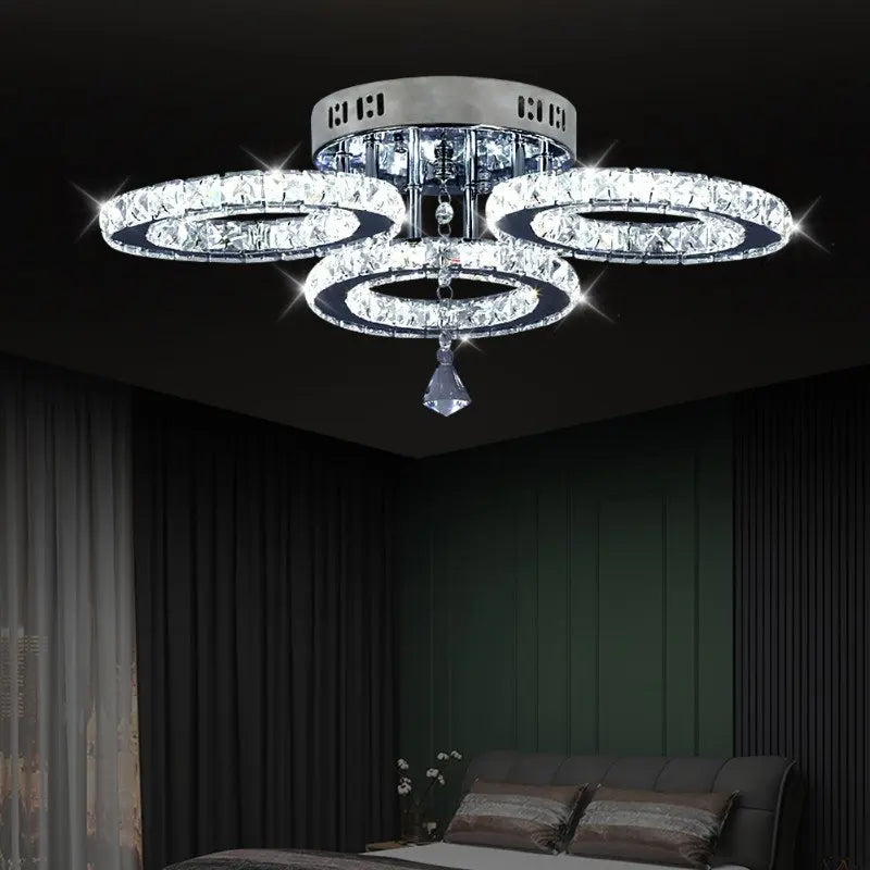 Lush Solvane Multi Arm Pendant Light Polished Chrome