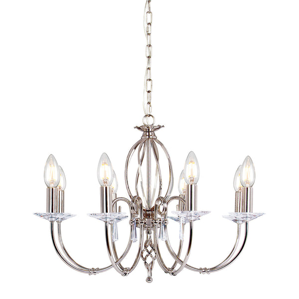 Elstead Amarilli 8 Light Chandelier