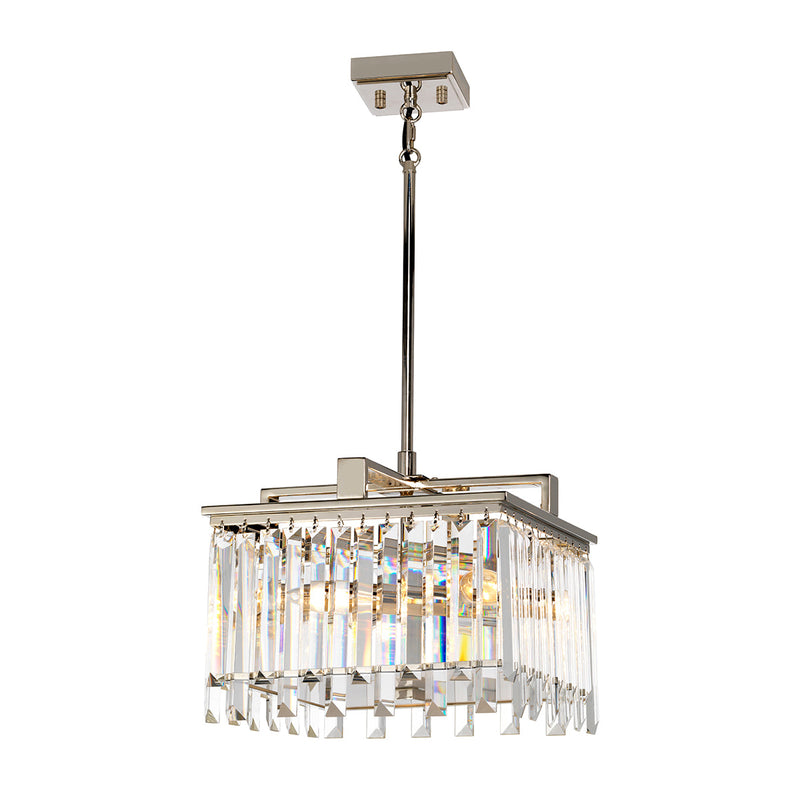 Elstead Aries 4-Light Pendant Rectangle Dual Mount Light