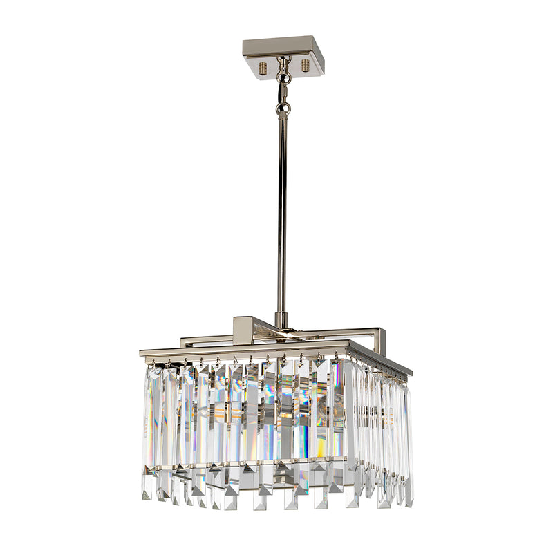 Elstead Aries 4-Light Pendant Rectangle Dual Mount Light