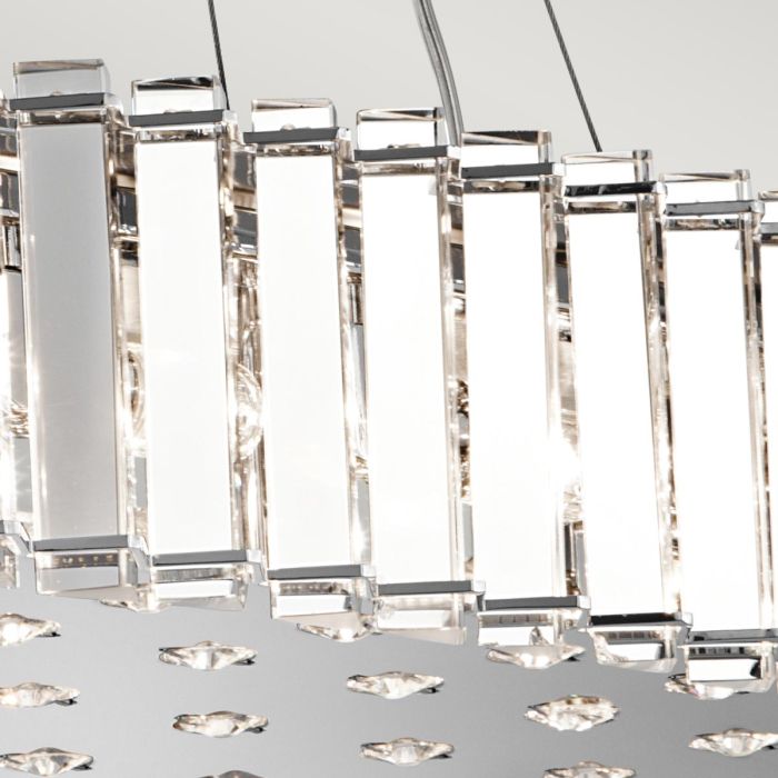 Crystal Skye 12 Light Island Pendant - Comet Lighting