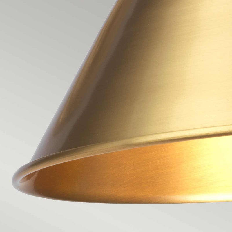 Elstead Provence 1 Light Wall Light in aged brass, inspired by mid-1900s French designs. Features an adjustable knuckle for directional lighting, vintage aesthetics, and durable steel construction.