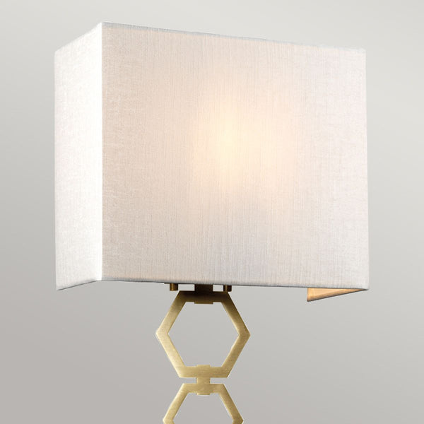 Elstead Ria Medium 1 Light Wall Light Aged Brass