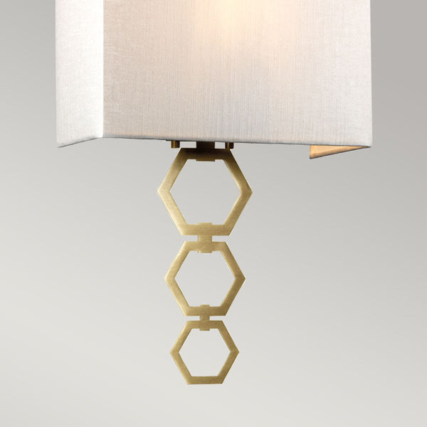 Elstead Ria Medium 1 Light Wall Light Aged Brass