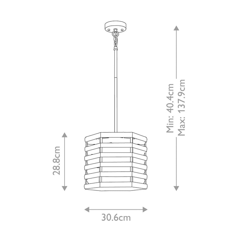 Shoal 1 Light Pendant - Comet Lighting