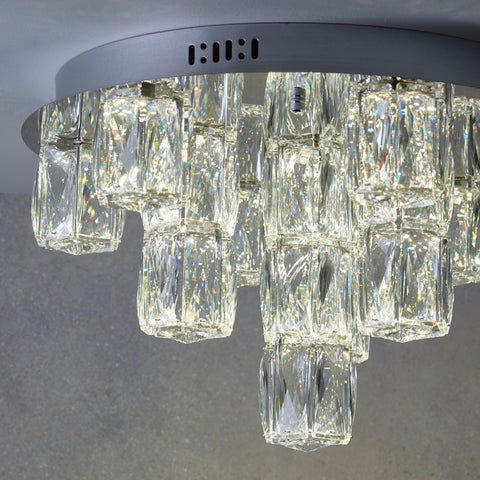 Endon Prisma 15-Light Structured Flush Ceiling Lights